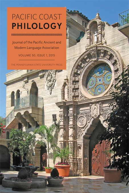 Cover for Pacific Coast Philology